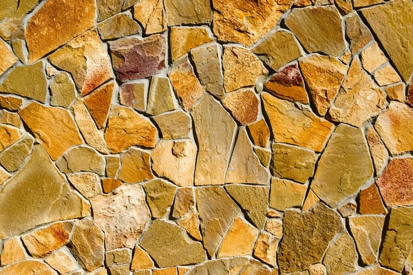 Wall Made Multi Colored Stone Texture Background — Stock Photo, Image