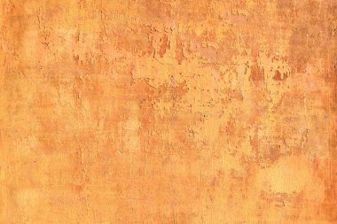 Tuğla duvardaki eski turuncu alçı. Doku. Arkaplan