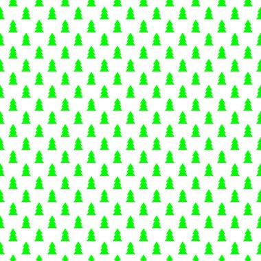 yeşil firs seamless modeli