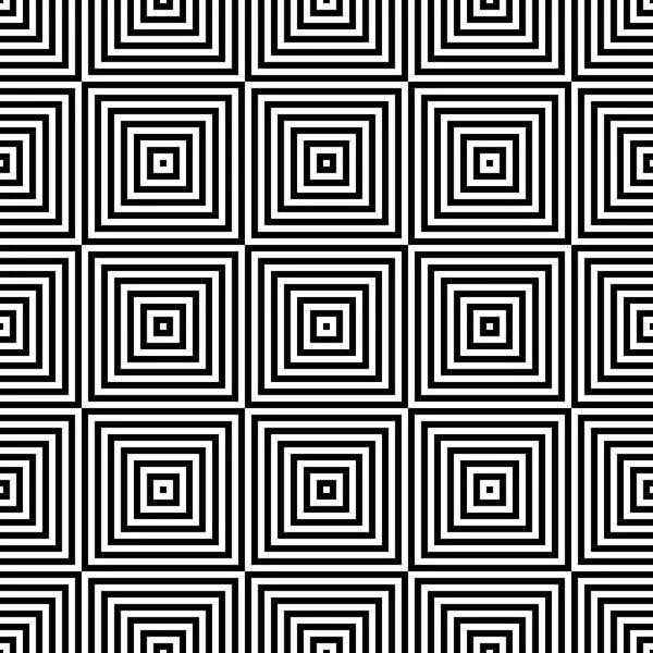 Бесшовные черно-белые квадраты — стоковый вектор