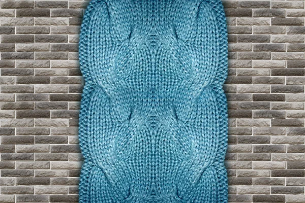 Wallpaper Knit Effect Texture Wallpaper Brickwork Background Yarn Texture Wallpaper — Stock Photo, Image