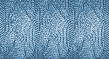 Yün el yapımı örgü büyük battaniye, moda kavramı. Örgü Battaniye, merinos yün arka plan Close-up