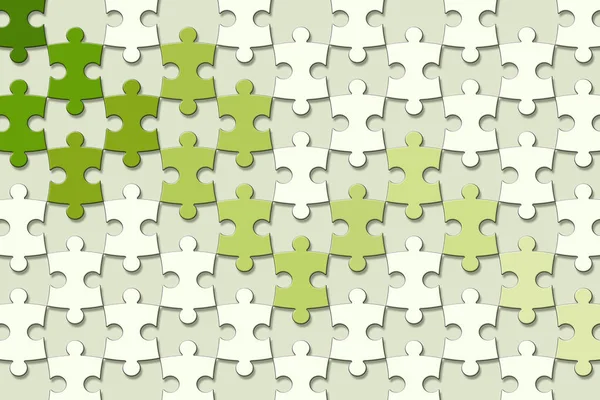 Wallpaper Jigsaw Puzzle Pieces Lime Color Background — Stock Photo, Image