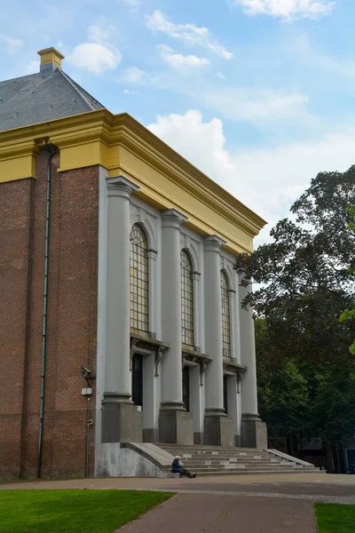 Partie Nouvelle Église Zieriksee Pays Bas Avec Ciel Bleu — Photo