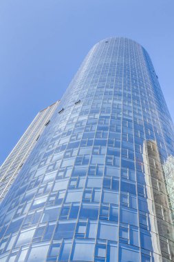 Frankfurt Main, Germay'daki modern gökdelen