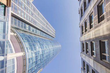 Frankfurt Main, Germay'daki modern gökdelen