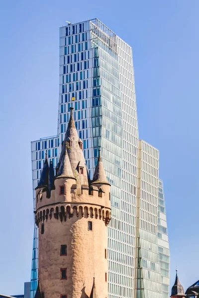 Modern skyscraper in Frankfurt am Main, Germay
