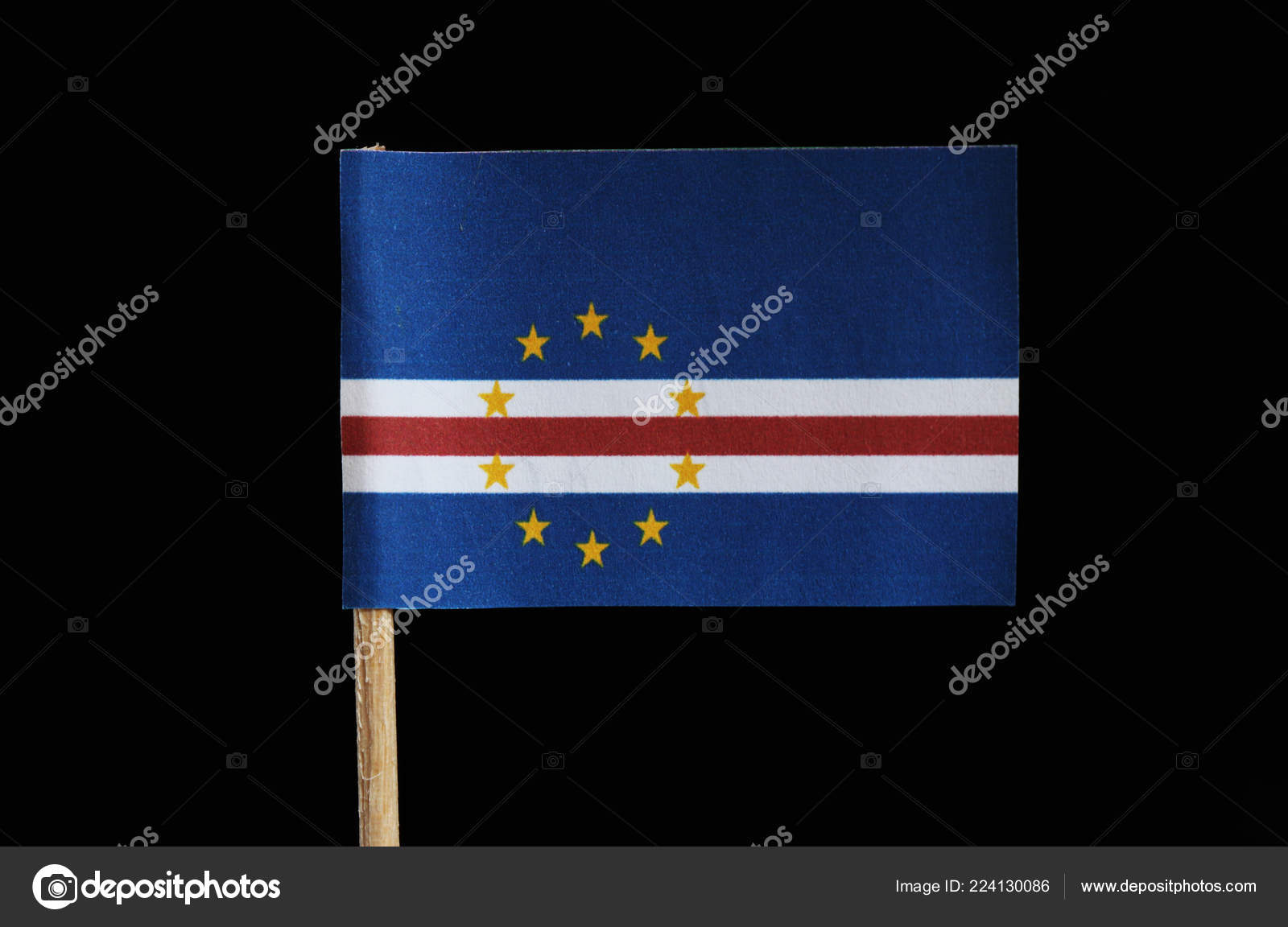 Horizontal bandera y verde blanco azul
