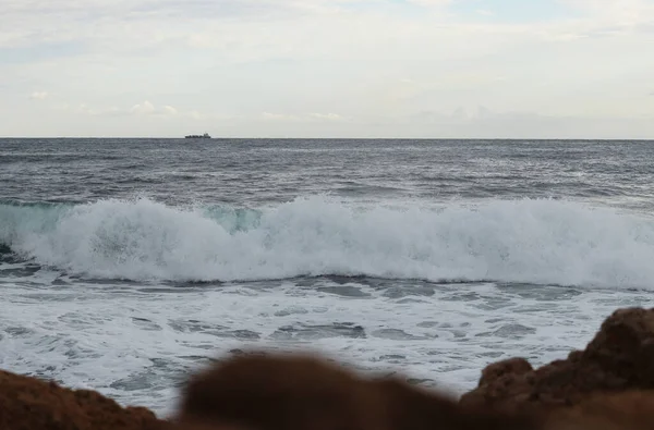 Lugar Ilha Chipre Ideal Para Surfistas Iniciantes Condições Vento Criam — Fotografia de Stock