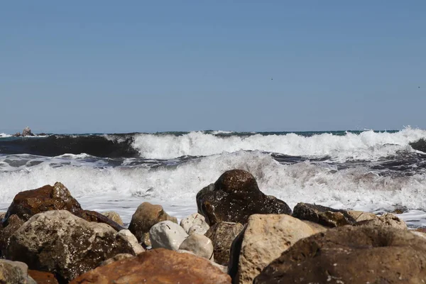 Lugar Ilha Chipre Ideal Para Surfistas Iniciantes Condições Vento Criam — Fotografia de Stock