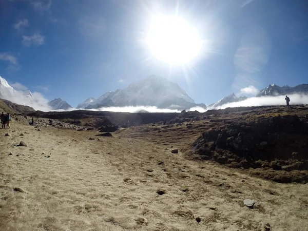 Girato Dal Sentiero Everest Basecamp Nepal — Foto Stock
