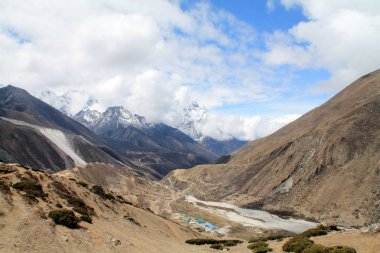 Nepal 'deki Everest Temel Alanı' ndan çekilmiş.