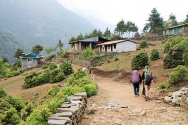Nepal 'deki Everest Temel Alanı' ndan çekilmiş.