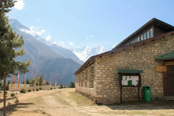 Tourné Sentier Everest Basecamp Namche Bazaar Népal — Photo