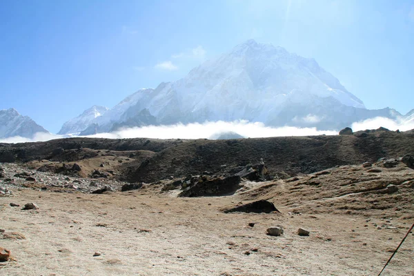 Nepal Deki Everest Temel Alanı Ndan Çekilmiş — Stok fotoğraf