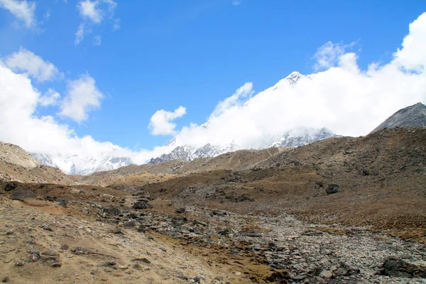 Strzał Szlaku Everest Basecamp Nepalu — Zdjęcie stockowe