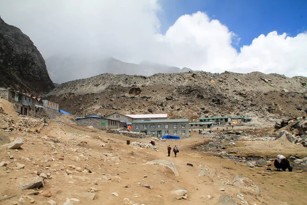 Disparo Desde Sendero Del Everest Basecamp Nepal — Foto de Stock