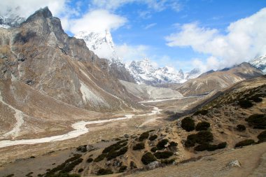 Nepal 'deki Everest Temel Alanı' ndan çekilmiş.