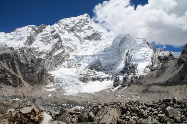 Nepal 'deki Everest Temel Alanı' ndan çekilmiş.