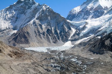 Nepal 'deki Everest Temel Alanı' ndan çekilmiş.