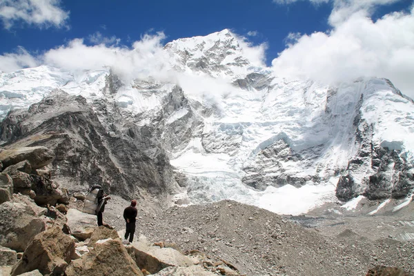 Skjuten Från Everest Basecamp Trail Nepal — Stockfoto