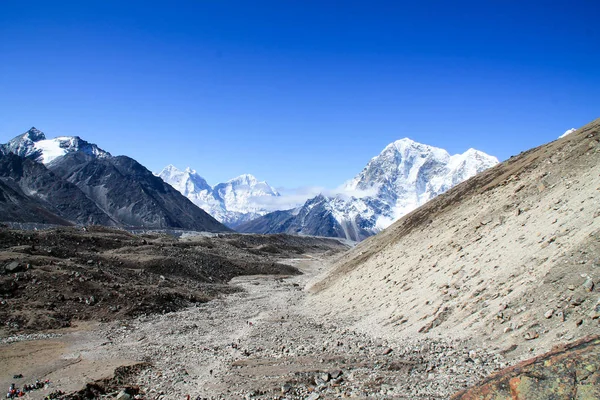 Tiro Trilha Everest Basecamp Nepal — Fotografia de Stock