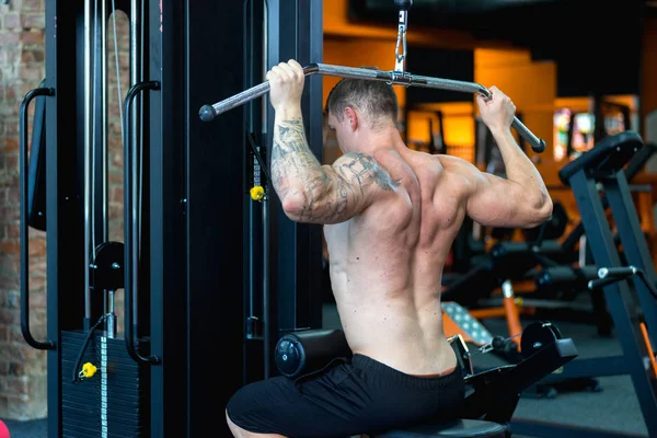 Deportista Bombea Los Músculos Concepto Alimentación Saludable Estilo Vida Amor —  Fotos de Stock