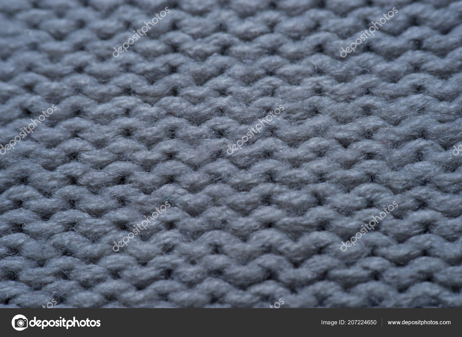 White And Gray Realistic Knit Texture Seamless Pattern