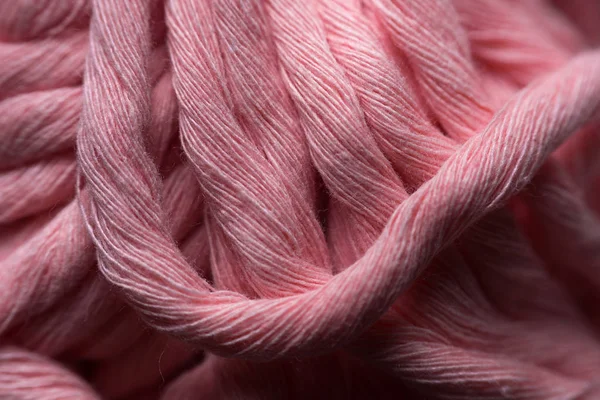 Льняная Розовая Текстура Тройка Клеве Крупным Планом — стоковое фото