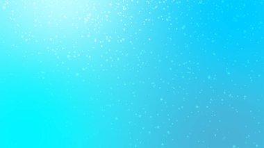 Mavi pastel arka planda düşen kar taneleri. Soyut kar, ışık saçan lenslerle aydınlanır. Mutlu Noeller ve kış manzarası. Bayram kutlaması konsepti. Toz Parçacıkları Arkaplan Bokeh bulanıklığı