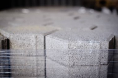 İnşaat malzemeleri arka bina yakın çekim