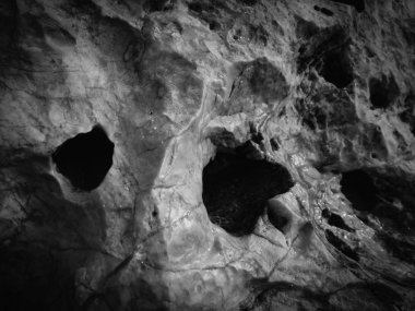 Doğal siyah kaya yüzeyi granit soyut arkaplan desenli arka plan