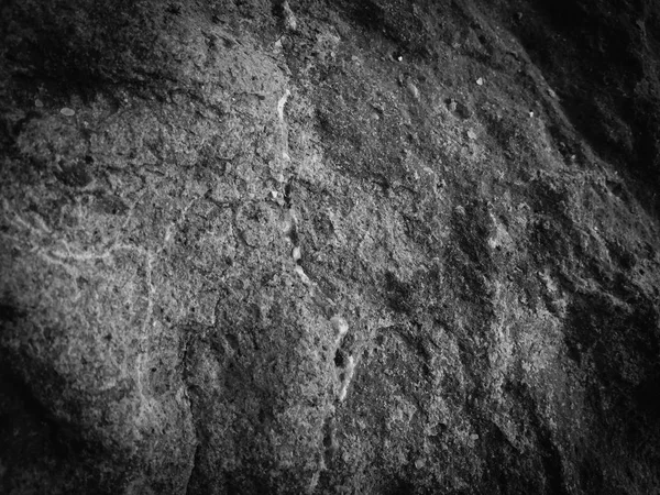 Черный Камень Природной Текстуры Поверхности Фона Закрыть Изображение Стоковое Фото