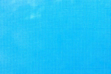 Canlı yüzme havuzunda, sakinleştirmek açık sakin turkuaz pastoral renkli mavi su