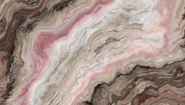 Плитка Серого Onyx Абстрактной Текстуры Включениями Роз Красочный Фон Иллюстрация — стоковое фото