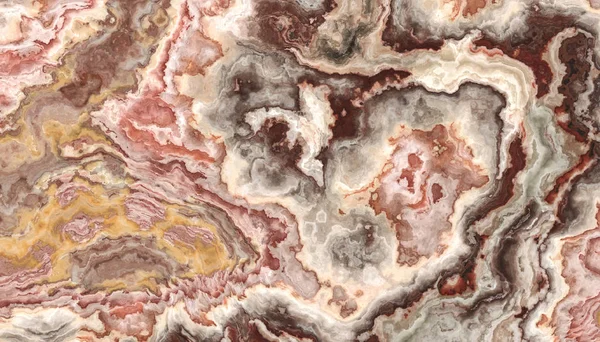 Kleurrijke Abstracte Patroon Van Onyx Textuur Achtergrond Marmeren Illustratie Natuurlijke — Stockfoto