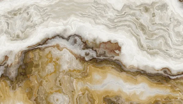 Золотой Мрамор Белыми Включениями Абстрактная Текстура Фон Иллюстрация — стоковое фото