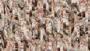 Arka plan yerinden onyx plakalar üzerinden. 2D çizim. 