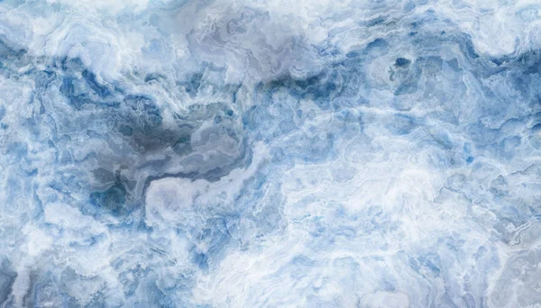 Mavi Oniks Soyut doku parçasına. Renkli arka plan. 2D çizim. Doğal güzellik