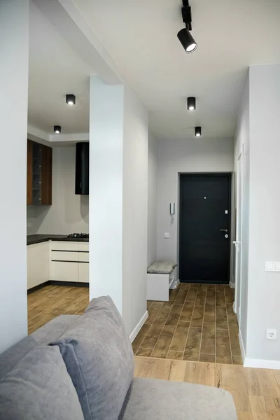 Inredning Liten Lägenhet Begreppet Interiör Hem Och Komfort — Stockfoto