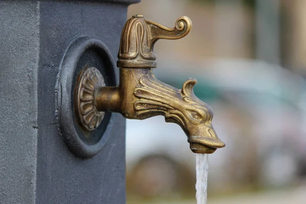 Faucet Usable City Garden — Stock Photo, Image