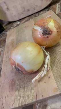 Tahtada soğan, sebze, soğan