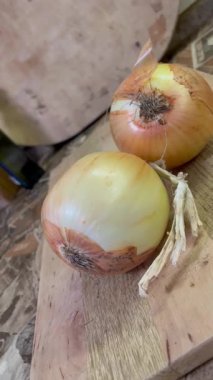 Tahtada soğan, sebze, soğan
