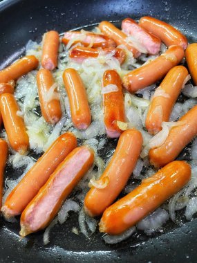 Lezzetli yiyeceklerin yakın görüntüsü