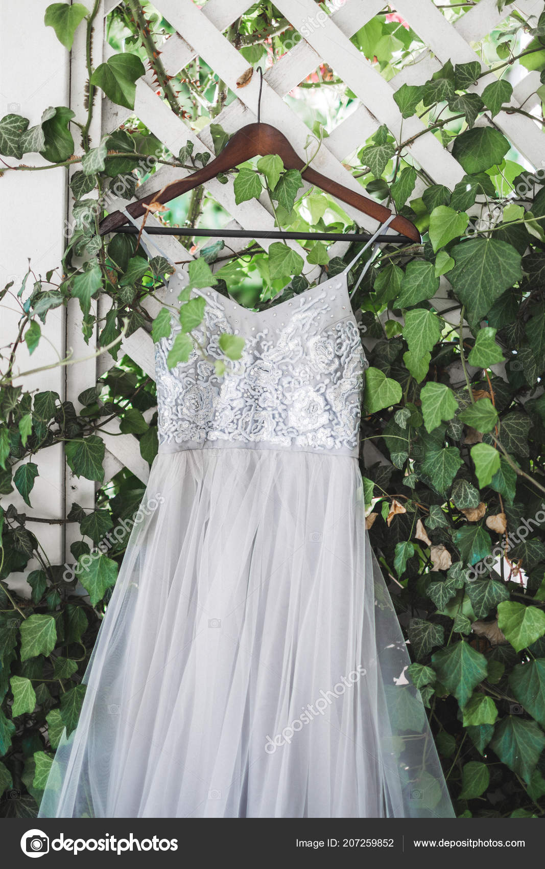 dress with hanging beads