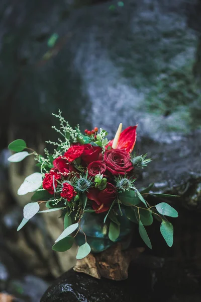結婚式の新鮮なお花のクローズ アップ — ストック写真