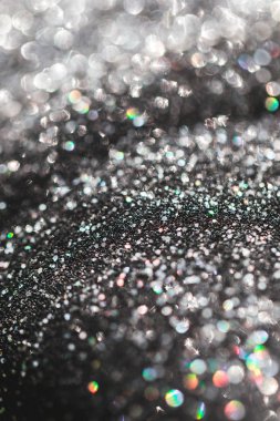 Bokeh güneş ışığı parlama ile payetler Doku