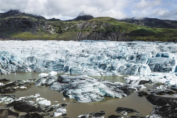 Paysage glaciaire de Skaftafell à Svinafell, Islande. Contexte — Photo