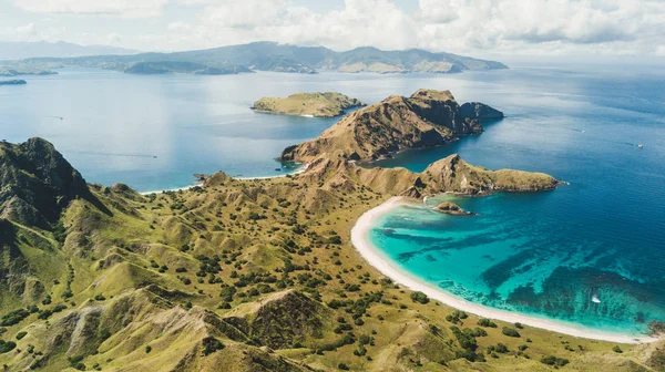 Luftaufnahme der Padar Insel im Komodo Nationalpark, ich — Stockfoto