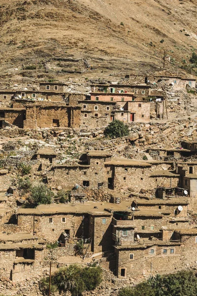 Fas Taki Eski Kırsal Geleneksel Köy Arap Mimarisinin Geleneksel Arşiv — Stok fotoğraf